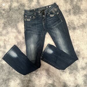 Miss Me Jean- Size 28- inseam 31- Signature Boot